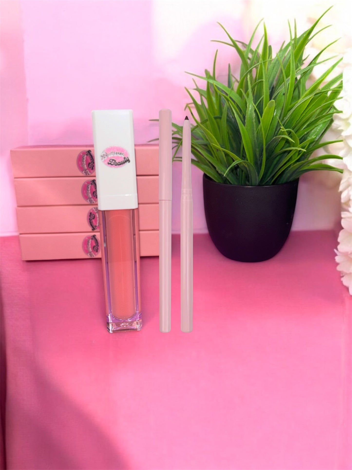 Lovely Peach & Lip Liner Kit
