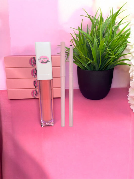 Lovely Peach & Lip Liner Kit