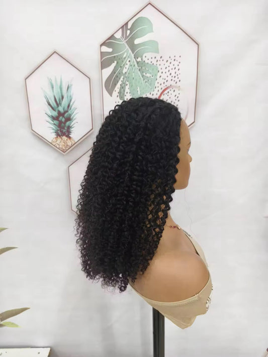 20 inch kinky curly half wig